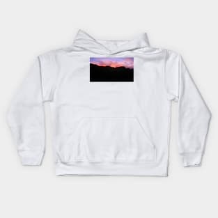 Sunset over the Grampians. Kids Hoodie